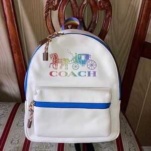 Rainbow coach mini backpack